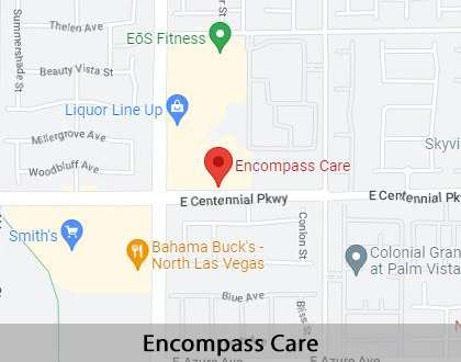 Map image for Injuries in North Las Vegas, NV